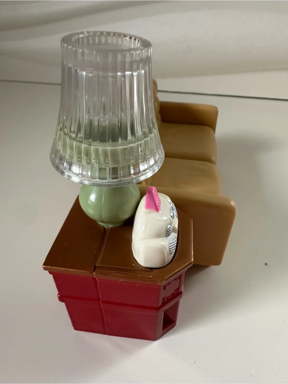 Fisher-Price Loving Family Doll House Sofa Couch Lamp Lights Sound Music 2009
